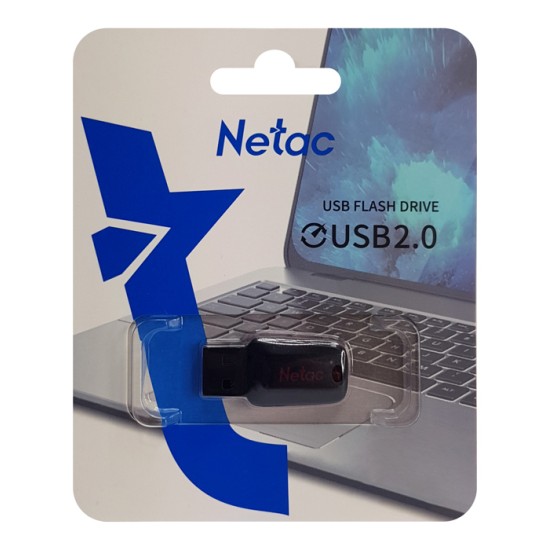 NETAC USB Flash Drive U197, 64GB, USB 2.0, μαύρο