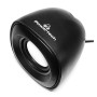 POWERTECH ηχεία Essential sound PT-844, 2x 3W, 3.5mm, μαύρα