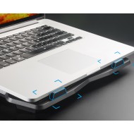 POWERTECH Βάση & ψύξη laptop PT-930, έως 15.6