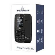 POWERTECH Κινητό Τηλέφωνο Milly Small ΙΙ NC PTM-28, χωρίς κάμερα, μαύρο