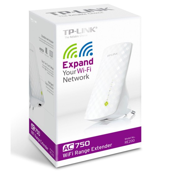 TP-LINK WiFi Range Extender AC750, Ver. 4.0