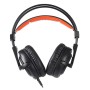 SADES Gaming Headset A6, multiplatform, USB, LED, μαύρα