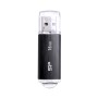 SILICON POWER USB Flash Drive Ultima U02, 16GB, USB 2.0, μαύρο