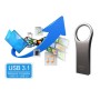 SILICON POWER USB Flash Drive Jewel 80, 16GB, USB 3.2 Gen 1, Titanium