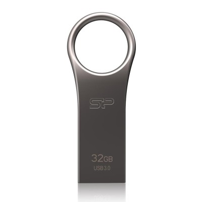 SILICON POWER USB Flash Drive Jewel 80, 32GB, USB 3.2 Gen 1, Titanium SILICON POWER USB Flash Drive Jewel 80, 32GB, USB 3.2 Gen 1, Titanium