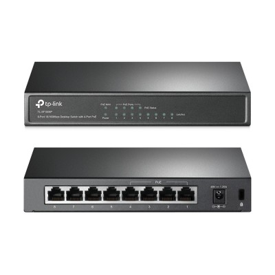 TP-LINK Desktop Switch TL-SF1008P 8 Θυρών, με 4-port POE, Ver. 6.0 TP-LINK Desktop Switch TL-SF1008P 8 Θυρών, με 4-port POE, Ver. 6.0