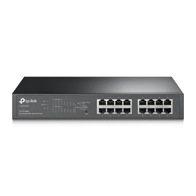 TP-LINK easy smart switch TL-SG1016PE, 16-Port Gigabit, PoE+, Ver. 3.0 TP-LINK easy smart switch TL-SG1016PE, 16-Port Gigabit, PoE+, Ver. 3.0