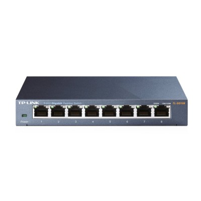 TP-LINK Desktop Switch TL-SG108 8 Θυρών, 10/100/1000Mbps, Ver. 6.0 TP-LINK Desktop Switch TL-SG108 8 Θυρών, 10/100/1000Mbps, Ver. 6.0