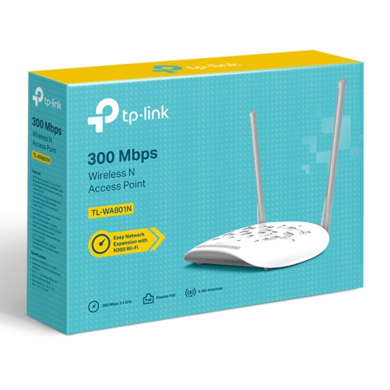 TP-LINK Wireless N Access Point TL-WA801N, 300Mbps, 2x 5dBi, Ver. 6.0