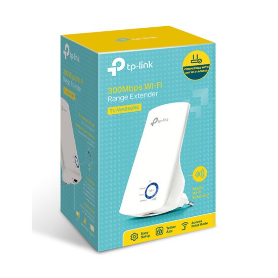 TP-LINK TL-WA850RE 300Mbps Universal WiFi Range Extender, Ver. 7.0