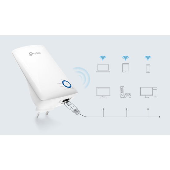 TP-LINK TL-WA850RE 300Mbps Universal WiFi Range Extender, Ver. 7.0