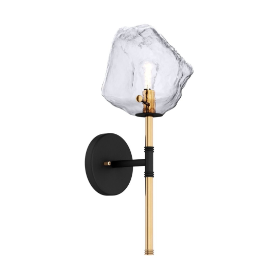 ΑΠΛΙΚΑ ΤΟΙΧΟΥ ROCK W0488-01D-SEAC 1XG9 MATTE BLACK/GOLD