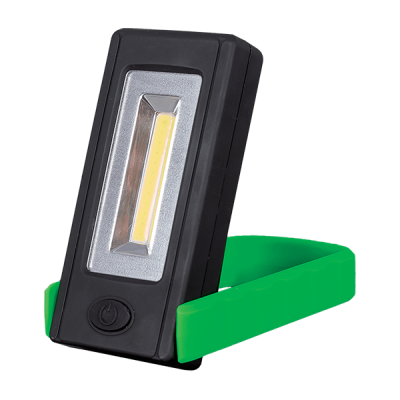 WORK LIGHT WITH ROTARY BASE 3W COB GREEN
