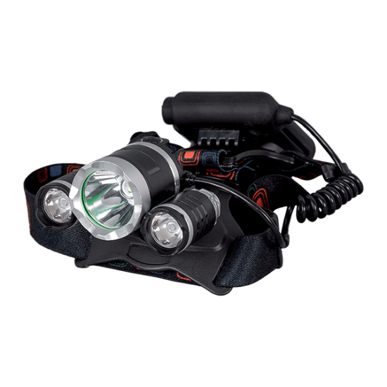 ZOOM HEADLAMP E-3396 1xXML T6 + 2xCREE XPE