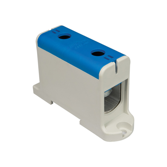 Κλέμμα ZP50 τύπου DIN για αγωγούς Al/Cu 1x25–50mm², γκρι Κλέμμα ZP50 τύπου DIN για αγωγούς Al/Cu 1x25–50mm², γκρι