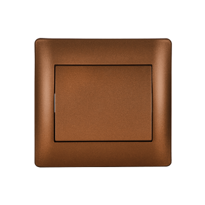 RHYME ONE BUTTON TWO WAY SWITCH COFFEE METALLIC RHYME ONE BUTTON TWO WAY SWITCH COFFEE METALLIC