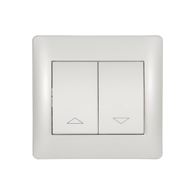 RHYME CURTIAN CONTROL SWITCH WHITE METALLIC RHYME CURTIAN CONTROL SWITCH WHITE METALLIC