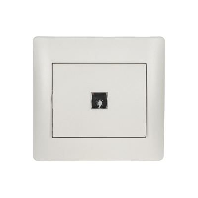 RHYME PUSH LIGHT BUTTON WHITE METALLIC