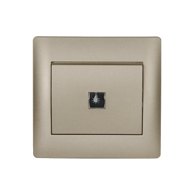 RHYME PUSH LIGHT BUTTON CHAMPAGNE METALLIC RHYME PUSH LIGHT BUTTON CHAMPAGNE METALLIC