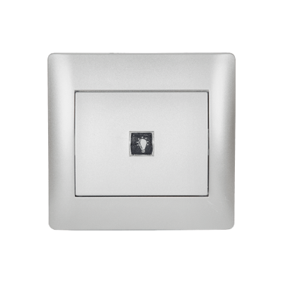 RHYME PUSH LIGHT BUTTON GREY METALLIC