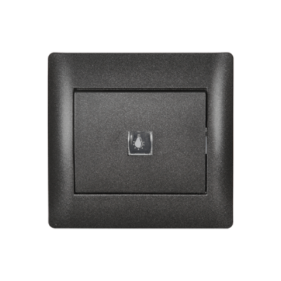 RHYME PUSH LIGHT BUTTON GRAPHITE METALLIC RHYME PUSH LIGHT BUTTON GRAPHITE METALLIC