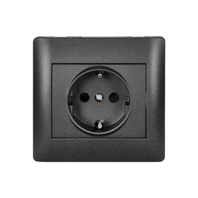 RHYME GERMAN TYPE SOCKET GRAPHITE METALLIC