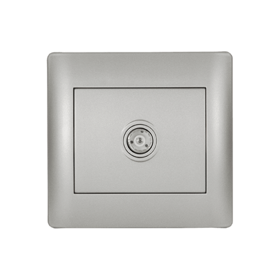 RHYME TV SOCKET GREY METALLIC