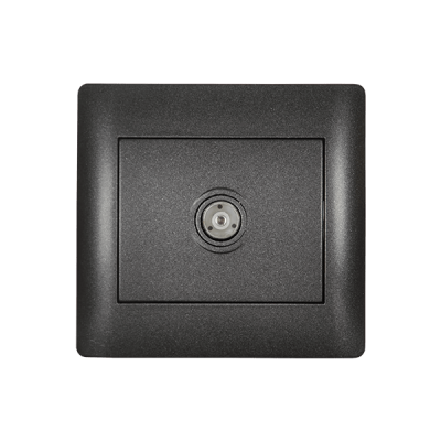 RHYME TV SOCKET GRAPHITE METALLIC