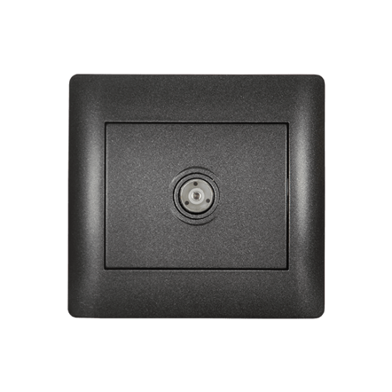 RHYME TV SOCKET GRAPHITE METALLIC