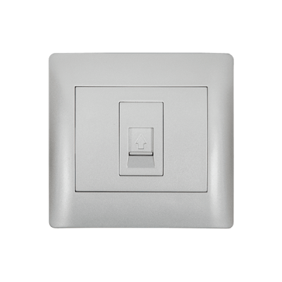 RHYME PHONE SOCKET GREY METALLIC