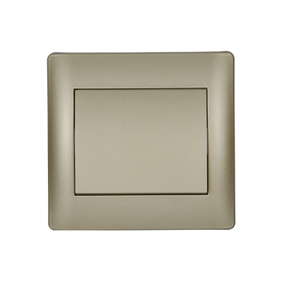RHYME ONE BUTTON CROSS SWITCH CHAMPAGNE METALLIC RHYME ONE BUTTON CROSS SWITCH CHAMPAGNE METALLIC