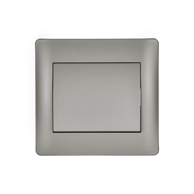 RHYME ONE BUTTON CROSS SWITCH GREY METALLIC RHYME ONE BUTTON CROSS SWITCH GREY METALLIC