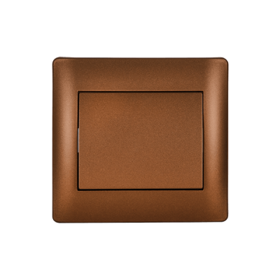 RHYME ONE BUTTON CROSS WAY SWITCH COFFEE METALLIC