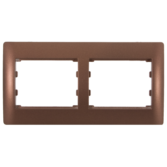 RHYME DOUBLE PANEL- COFFEE METALLIC