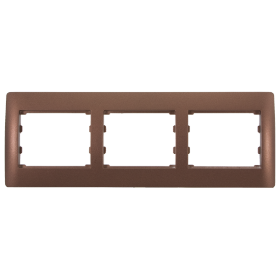 RHYME TRIPLE PANEL COFFEE METALLIC