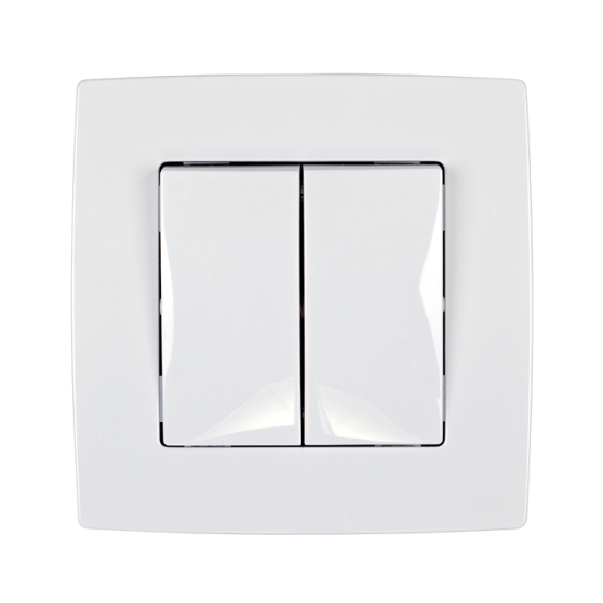 CITY CURTAIN SWITCH WHITE METTALIC