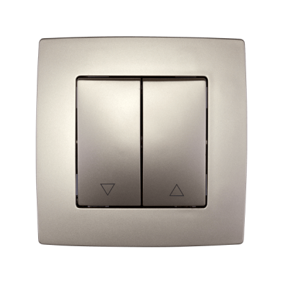 CITY CURTIAN CONTROL SWITCH CHAMPAGNE METALLIC CITY CURTIAN CONTROL SWITCH CHAMPAGNE METALLIC