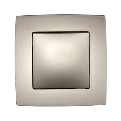 CITY DOUBLE POLE SWITCH 20A CHAMPAGNE METALLIC 190069 CITY DOUBLE POLE SWITCH 20A CHAMPAGNE METALLIC 190069