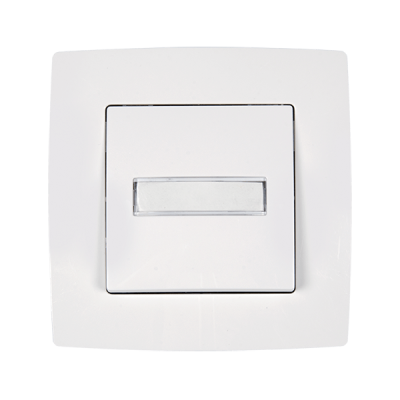 CITY DOOR BELL SWITCH WITH LIGHT WHITE CITY DOOR BELL SWITCH WITH LIGHT WHITE