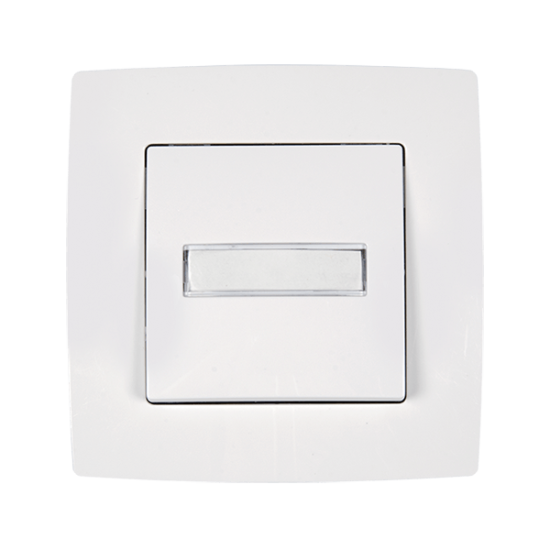 CITY DOOR BELL SWITCH WITH LIGHT WHITE