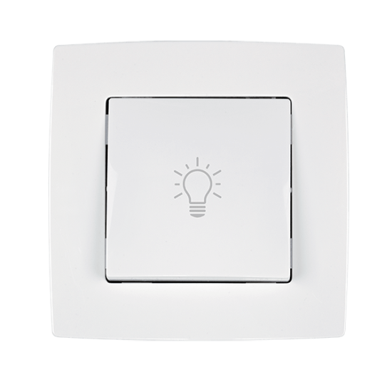 CITY PUSH LIGHT SWITCH WHITE