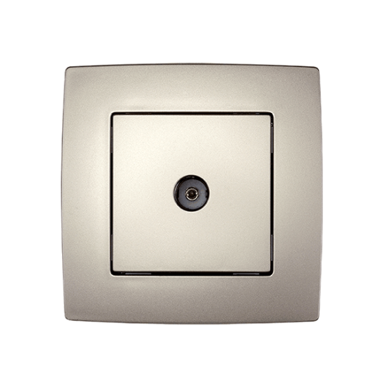 CITY TV SOCKET CHAMPAGNE METALLIC