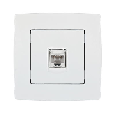 CITY COMPUTER SOCKET RJ45 CAT5E WHITE CITY COMPUTER SOCKET RJ45 CAT5E WHITE