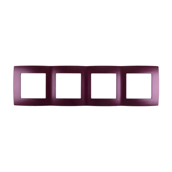 CITY FOURFOLD PANEL BORDO METALLIC