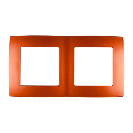 CITY DOUBLE PANEL ORANGE METALLIC