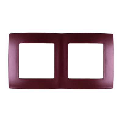 CITY DOUBLE PANEL BORDO METALLIC