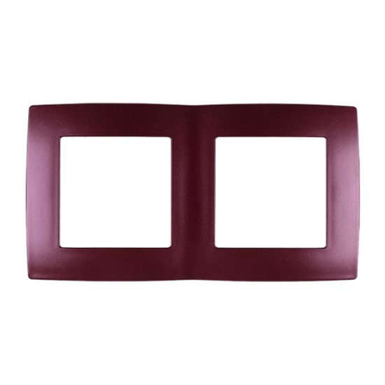 CITY DOUBLE PANEL BORDO METALLIC