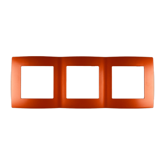 CITY TRIPLE PANEL ORANGE METALLIC