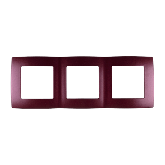 CITY TRIPLE PANEL BORDO METALLIC