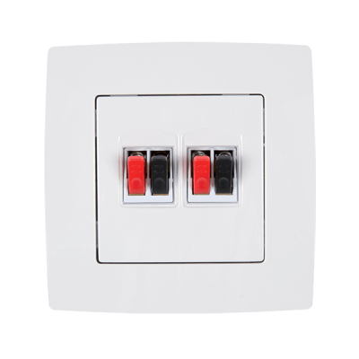 CITY DOUBLE AUDIO SOCKET WHITE CITY DOUBLE AUDIO SOCKET WHITE